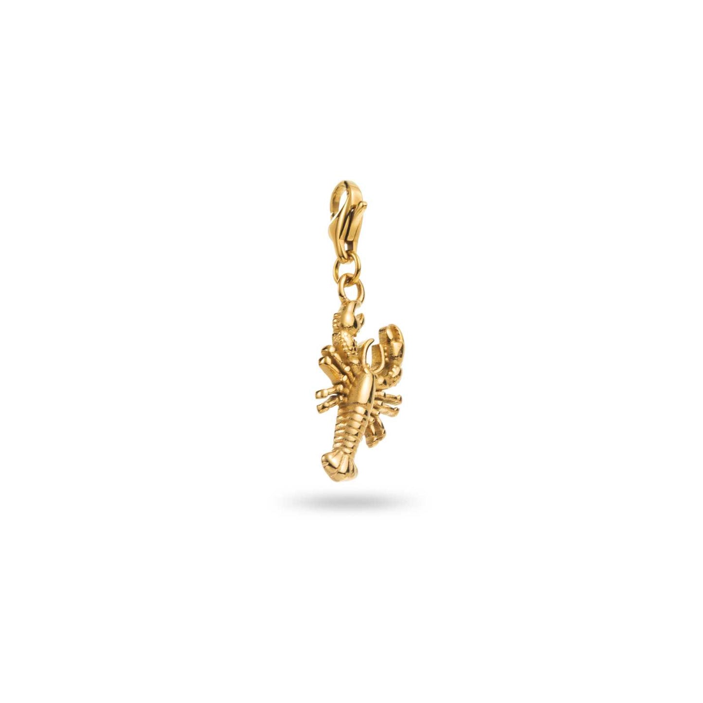 Charms homard Saratan en acier inoxydable doré – bijou Bahari