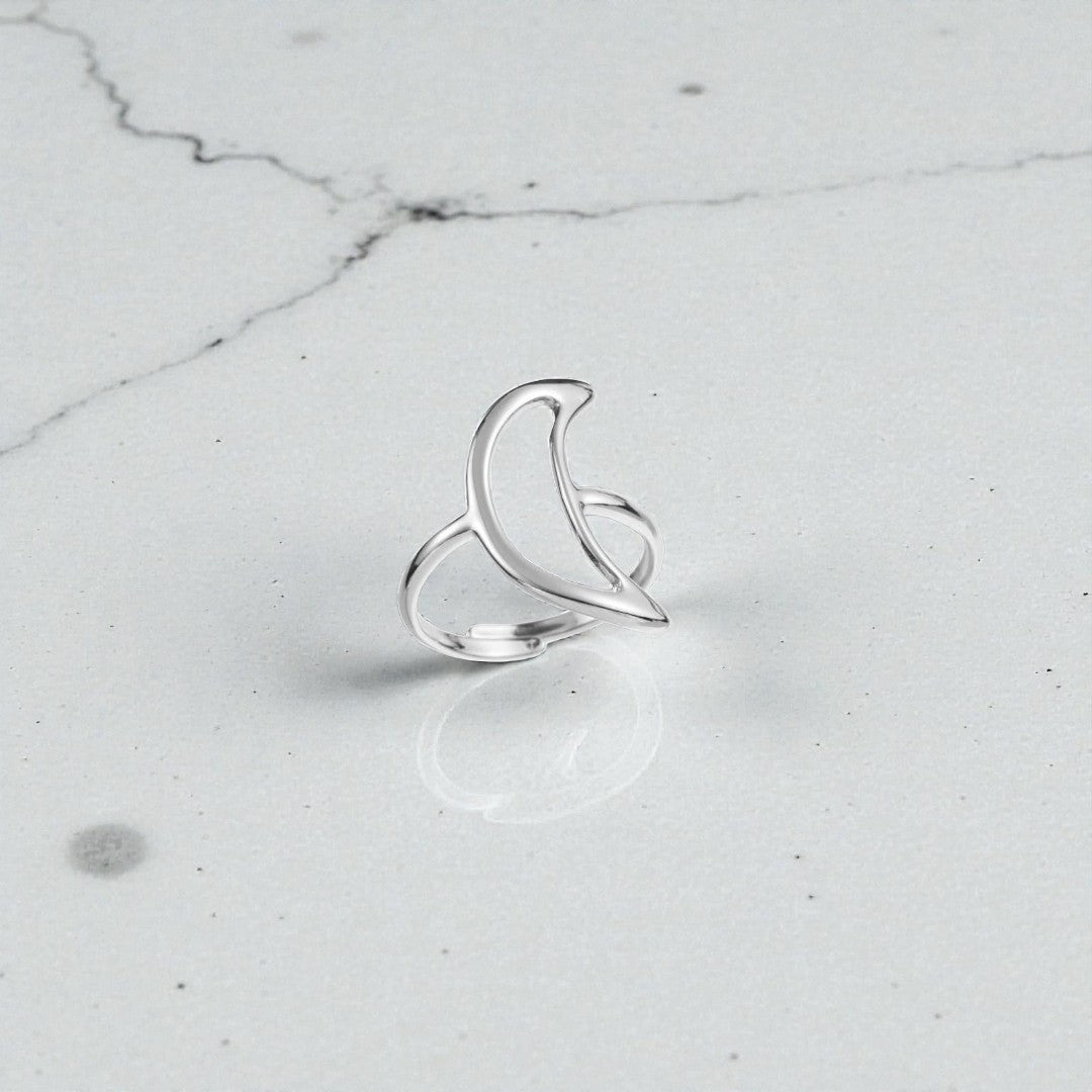 Bague Qamar - Argent