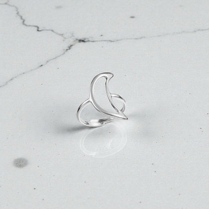 Bague Qamar - Argent