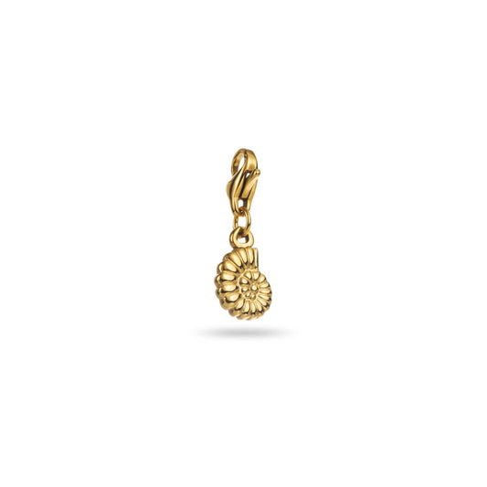 Charms coquillage Samra en acier inoxydable doré – bijou Bahari